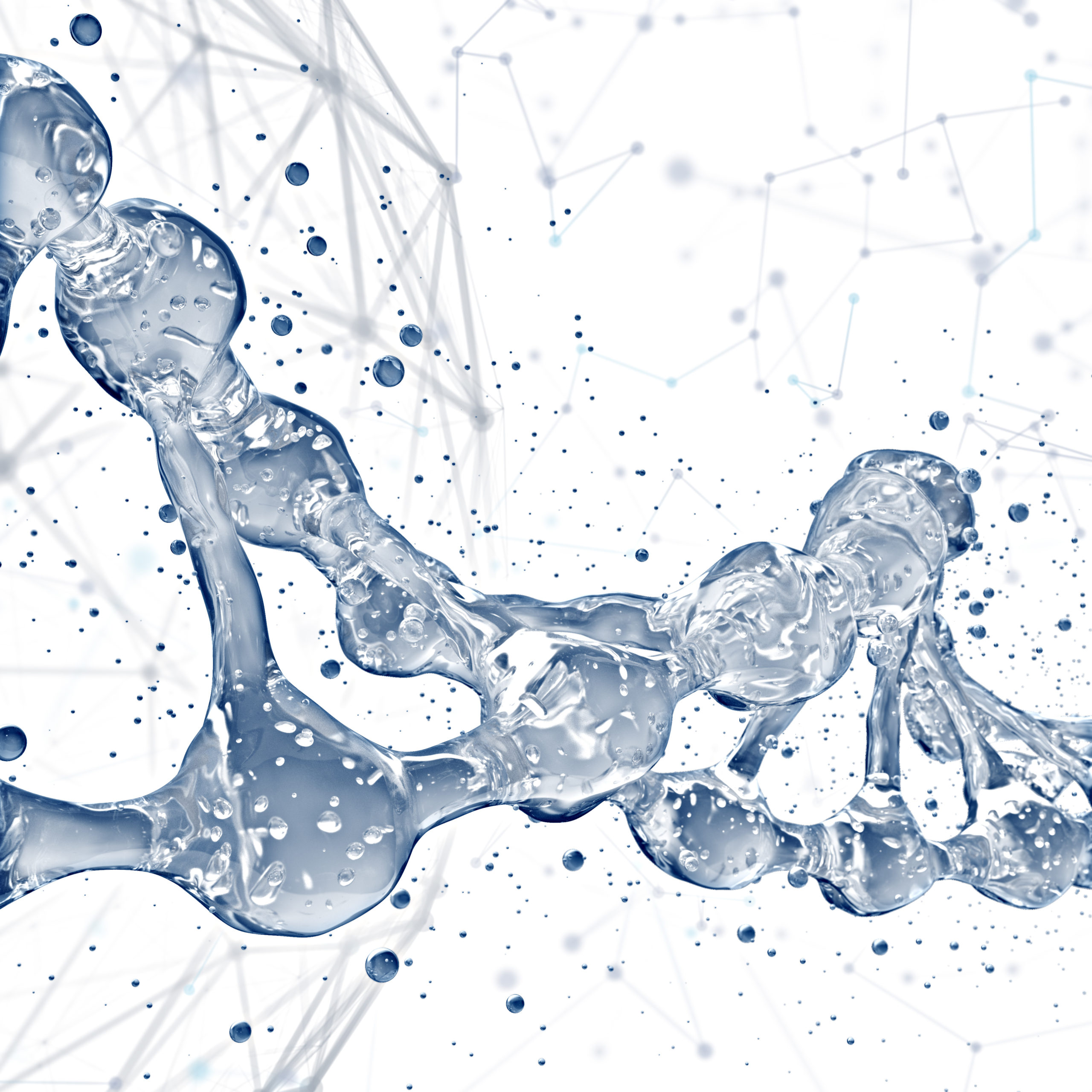 DNA molecules design illustration.